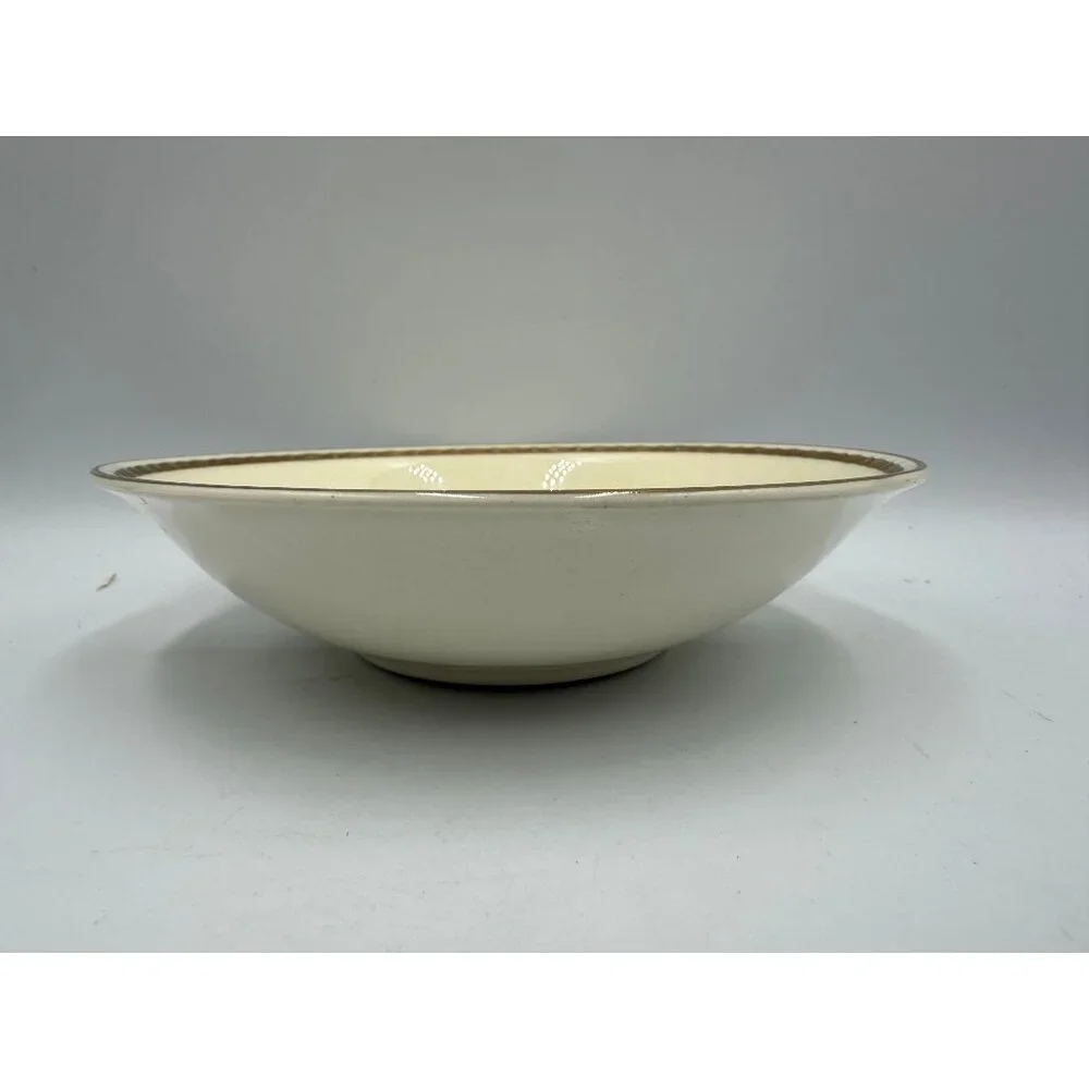 Homer Laughlin Eggshell Georgian A50 N5 Ivory Bowl Gold Trim 5.5